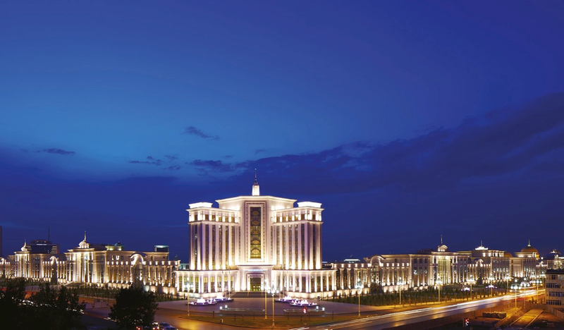 Illustration for article titled Turkmenistan's Astonishing Attempt To Build A City Of The Future